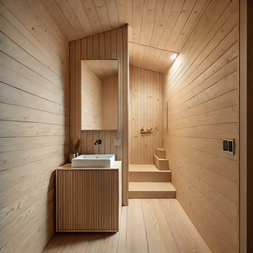 aseo casa prefabricada de madera 100m2